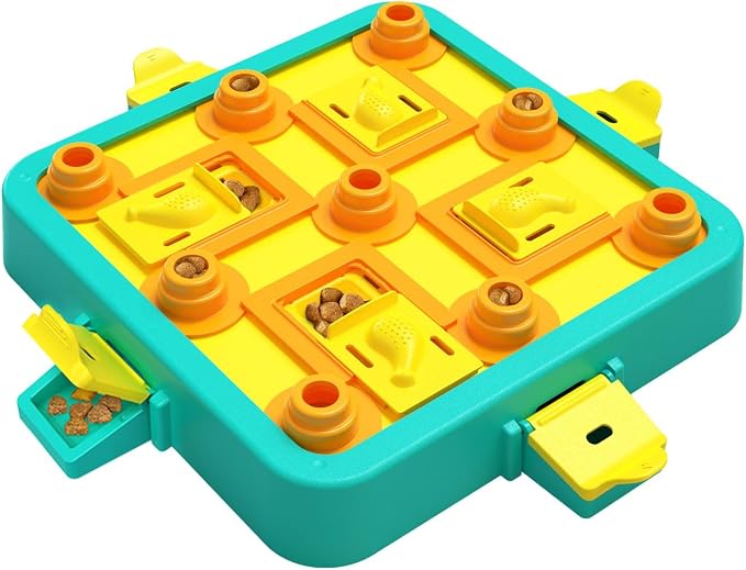 Dog Puzzle Toy with Adjustable Difficulty, Removable Parts, Large