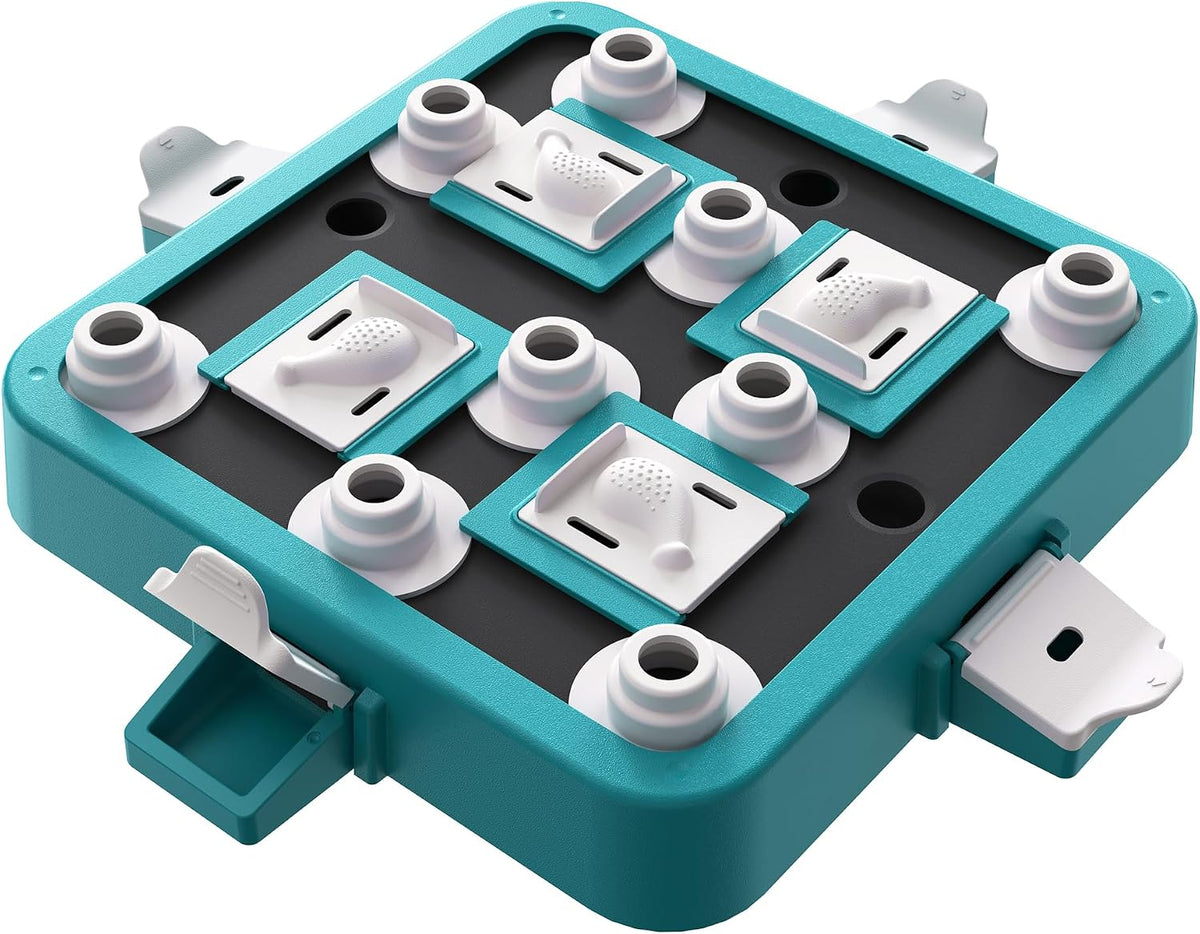 Interactive Dog Puzzle Toy with Adjustable Difficulty Levels, Large